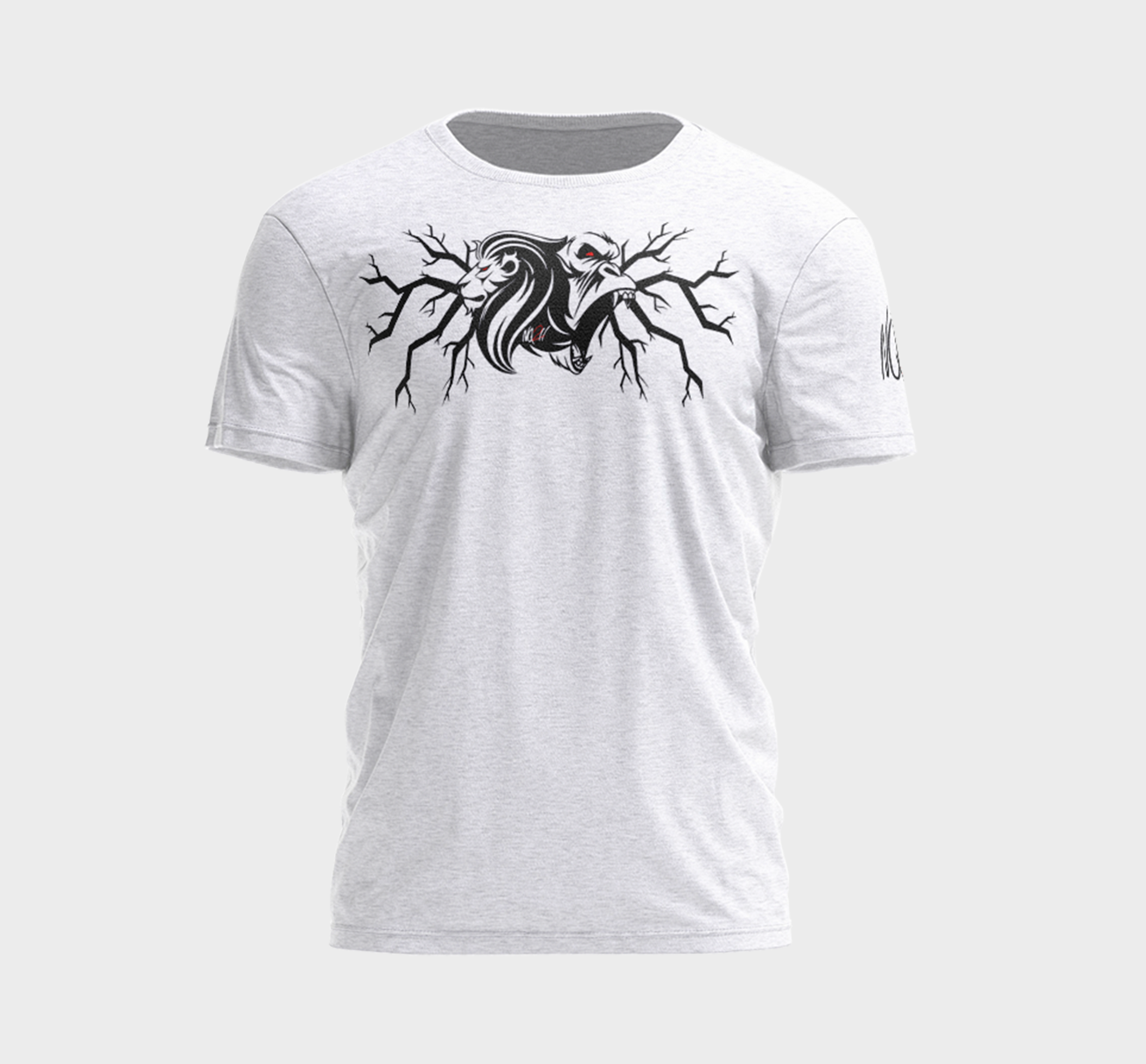 White Beast Mode Short Sleeve T-Shirt