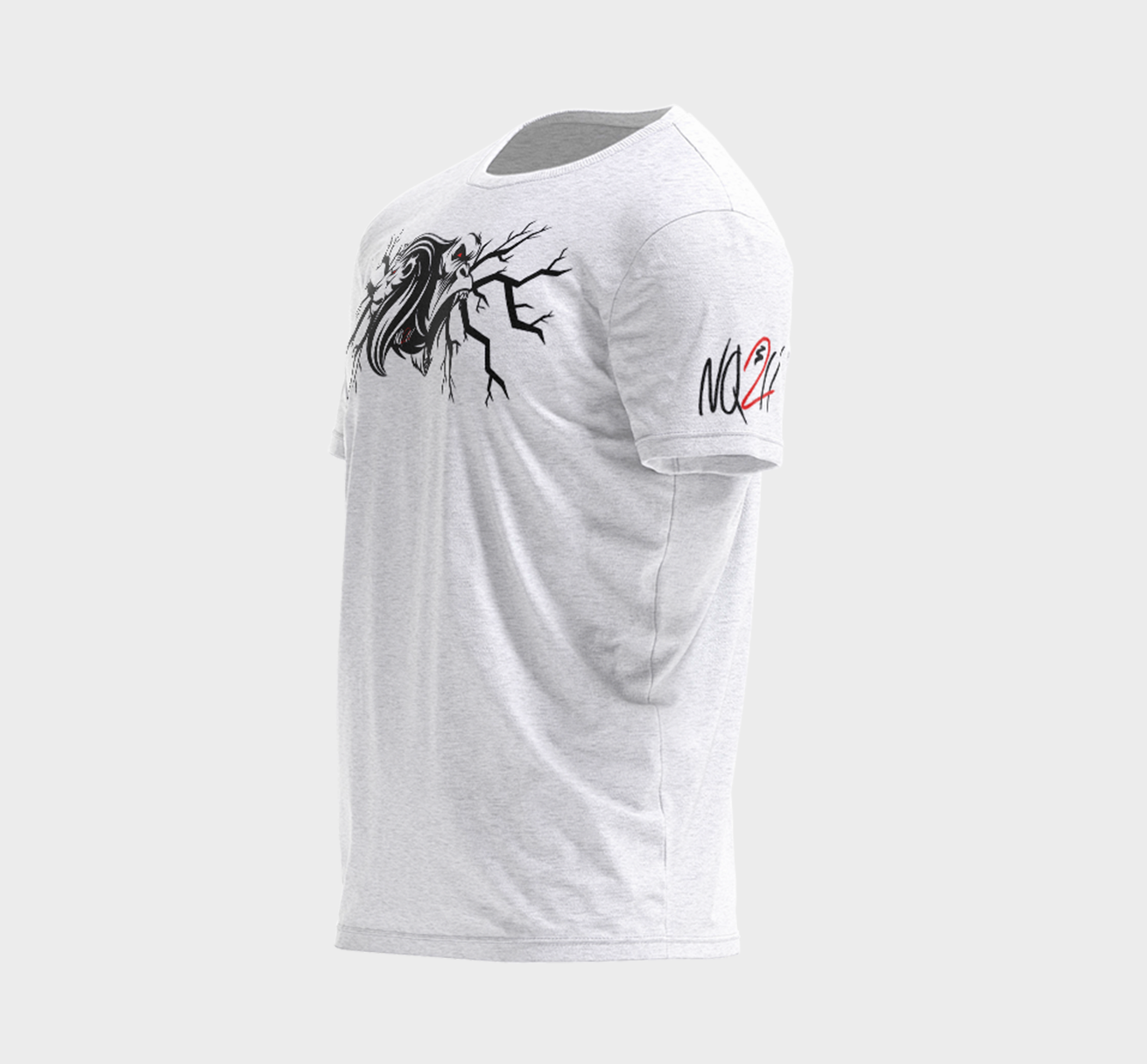 White Beast Mode Short Sleeve T-Shirt